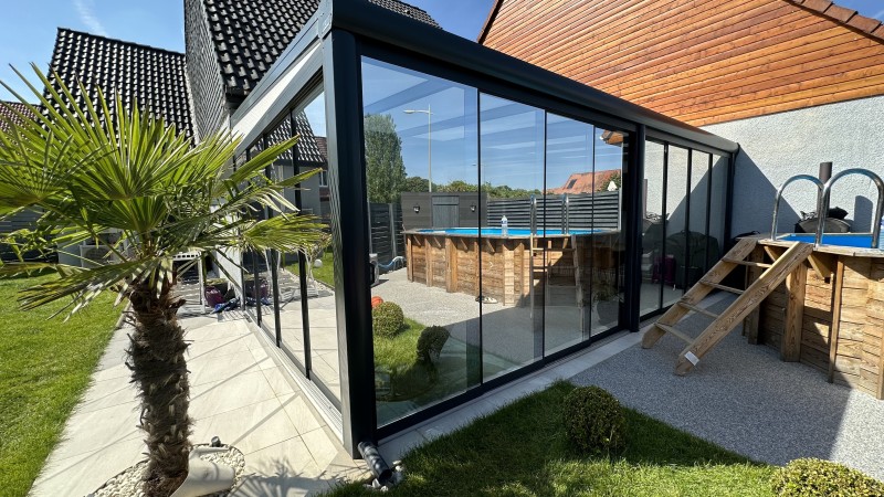 Film de protection solaire anti UV et anti chaleur sur cette Véranda à Toul (54200).
Écrouves à proximité de Nancy, Metz et Épinal (qgrand-Est)